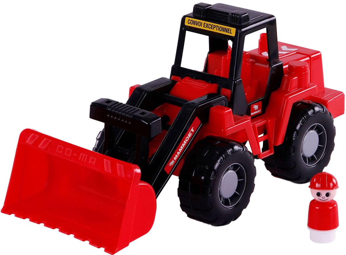 Cavallino mammoet graafmachine met speelfiguur, 42,5cm