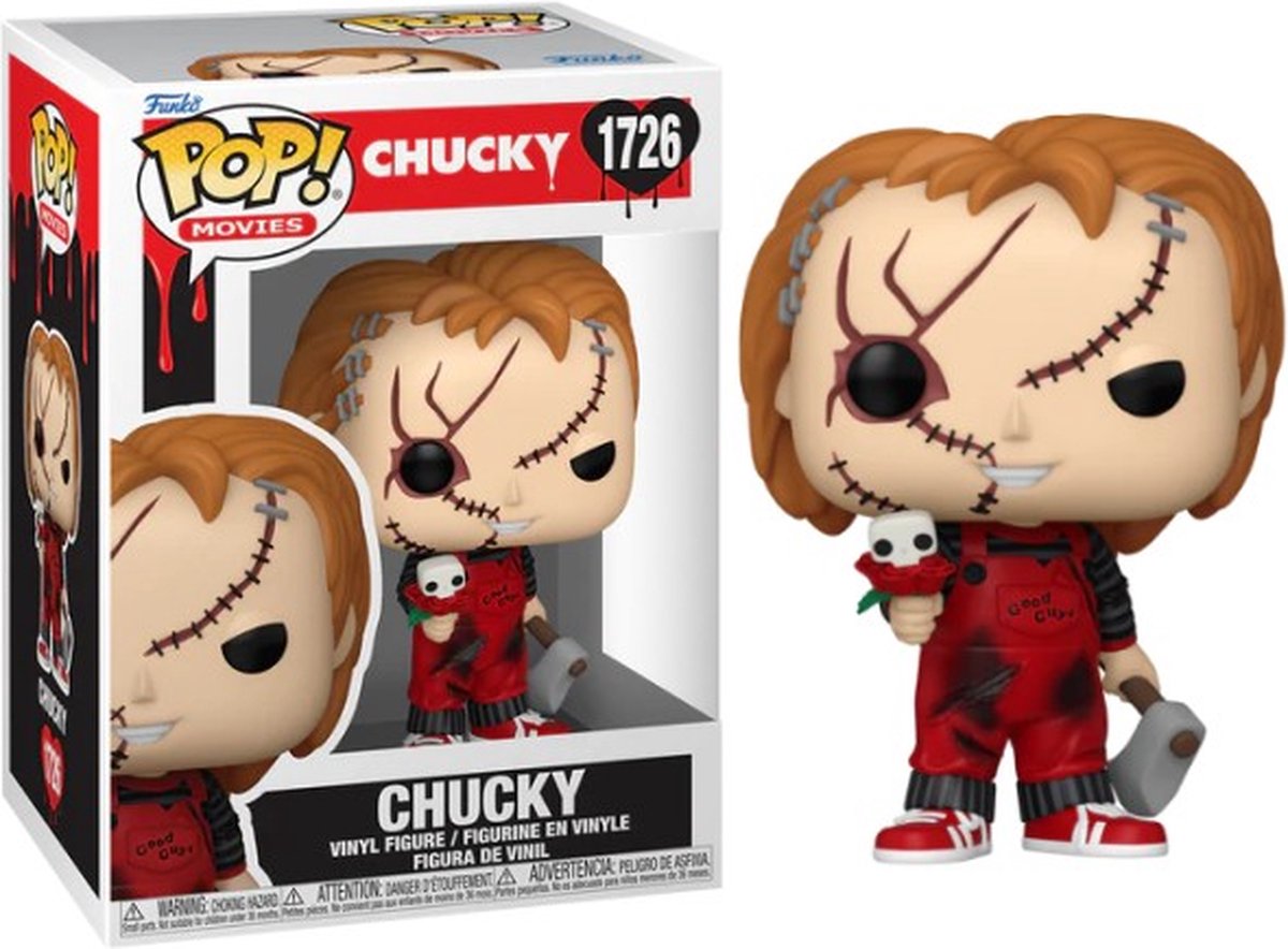 Funko Chucky - il gioco da ragazzi Chucky (San Valentino) figura in vinile 1726 pop! multicolore