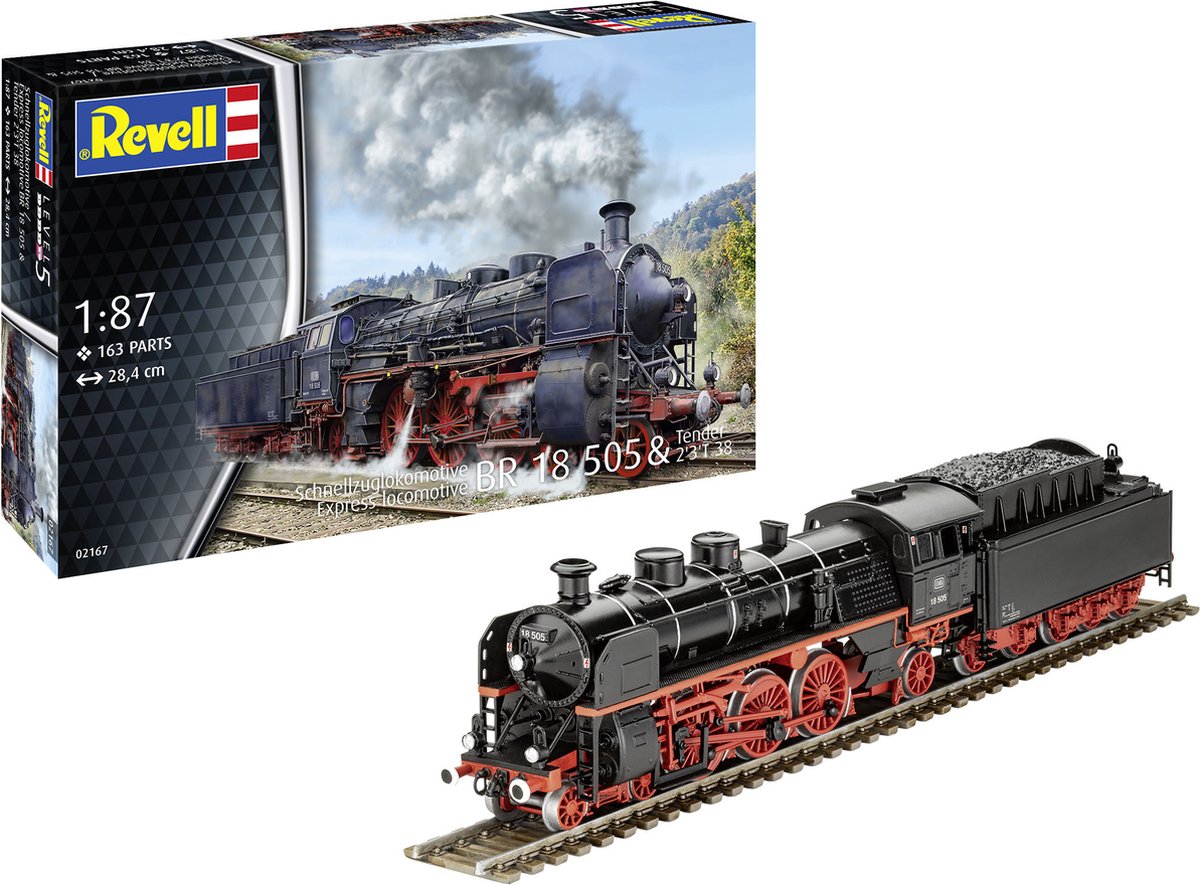 Revell modelbouwpakket - express locomotive 1:87 - 163dlg.