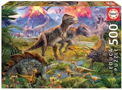 Educa - dinosaur collecting - puzzle 500 pieces - Sinterklaas gifts