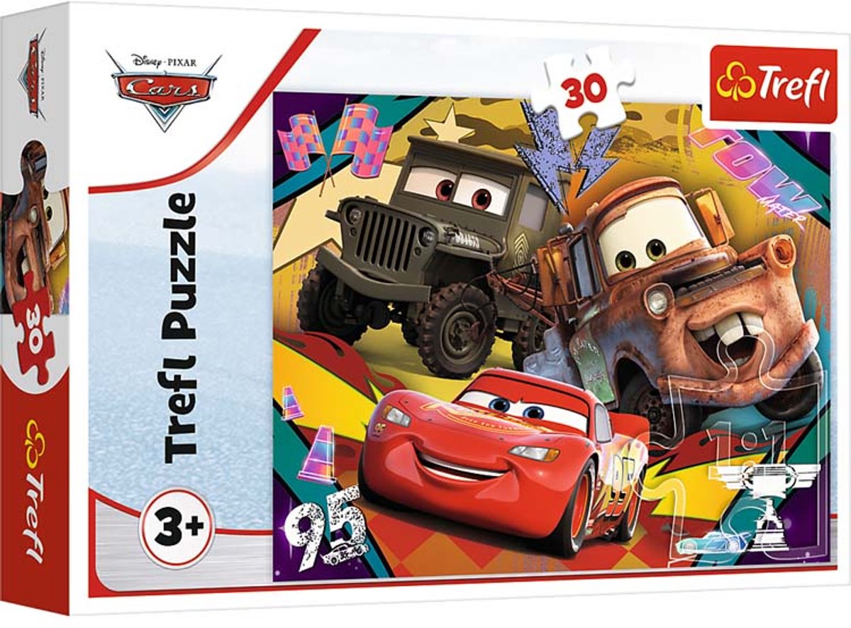 Trefl 30 - auto in corsa disney cars 3