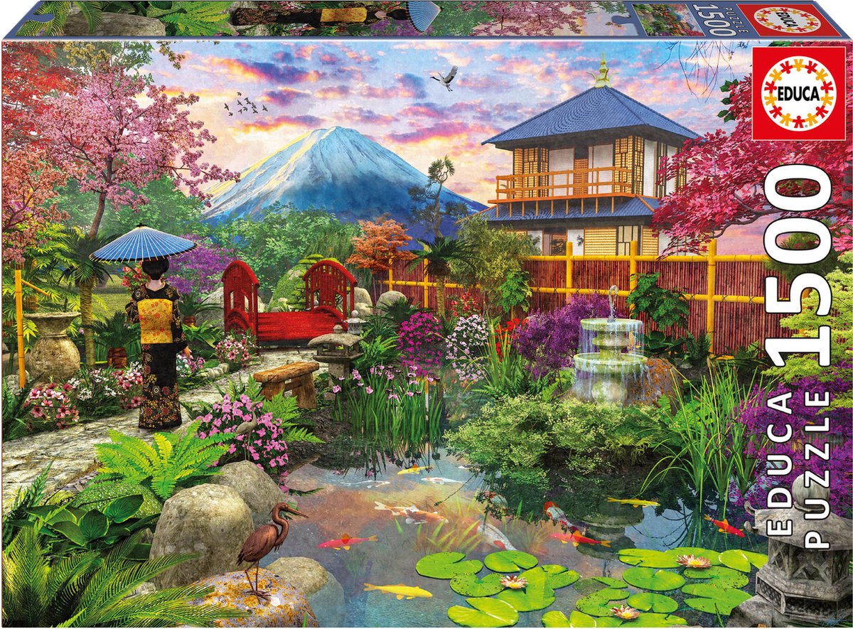 Educa - puzzel - japanse tuin - 1000 stukjes - legpuzzel