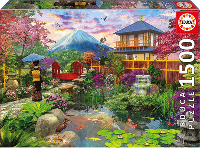 Educa - puzzle - jardín japonés - 1000 piezas - rompecabezas
