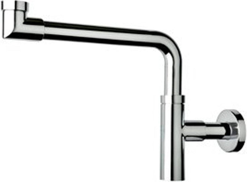 Sifone design Plieger salvaspazio cromato