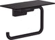 Portarotolo Hansgrohe Addstoris con ripiano nero opaco