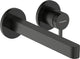 Hansgrohe finoris - miscelatore lavabo incasso - comando monocomando - con piletta - 228mm - cromo nero spazzolato