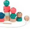 Bs giocattoli perline di legno junior - 13 pz.