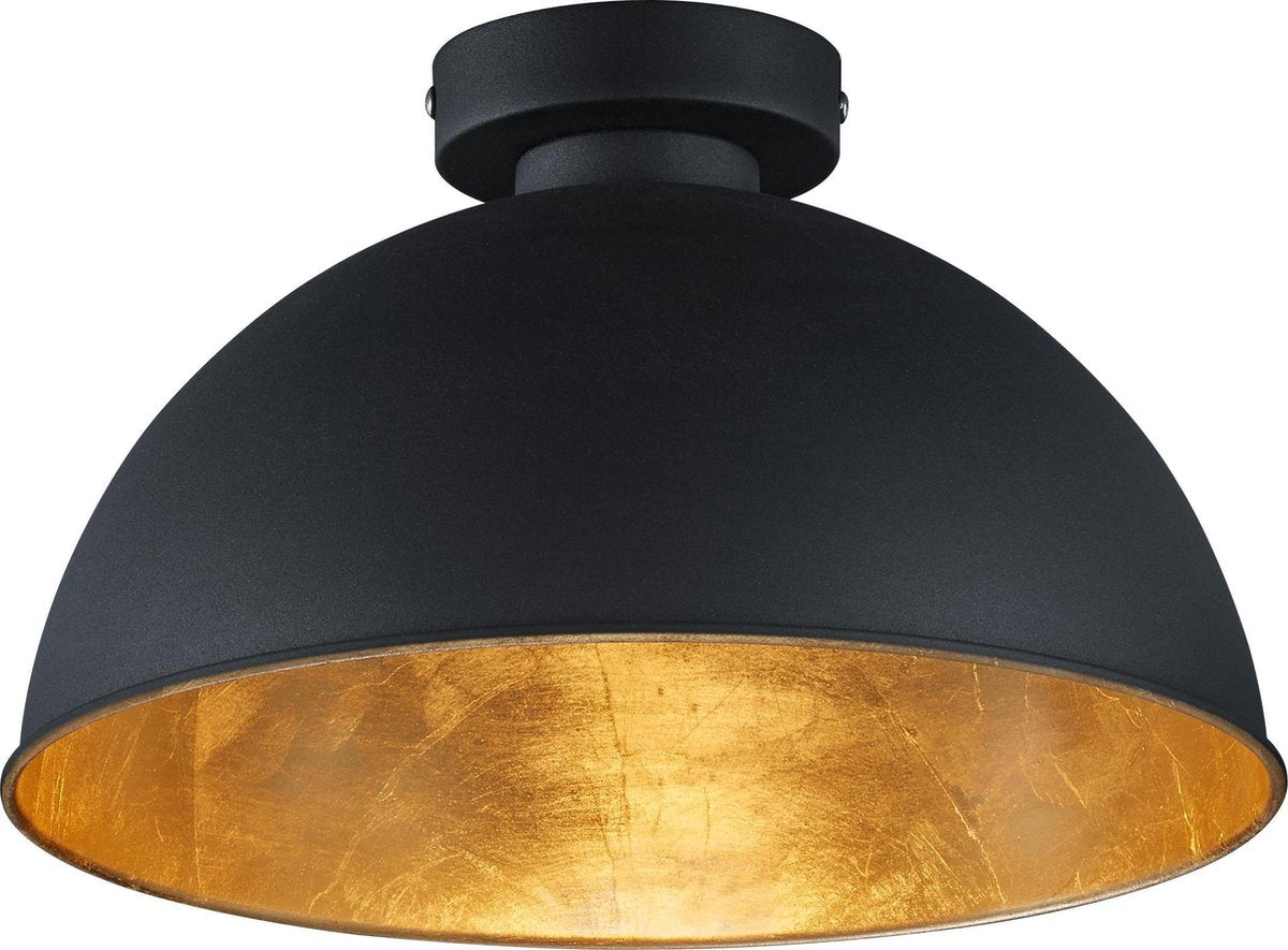 Lampada da soffitto Rl live your light reality jimmy - nera - escl. 1x e27 60w - p: 31 cm