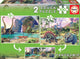 Educa - puzzel - 2 x 100 stuks - dino's
