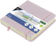 Cuaderno de bocetos Canguro - 12x12cm - violeta - tapa dura de pu - con elástico y cinta - papel de 140g - 160 páginas