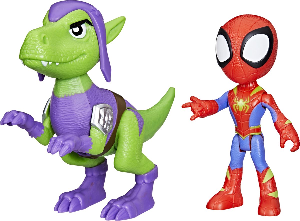 Figuras de juego de Hasbro Spidey y sus increíbles amigos, el héroe Dino Webs