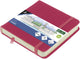 Kangaro schetsboek - 12x12cm - ruby - met elastiek en lint