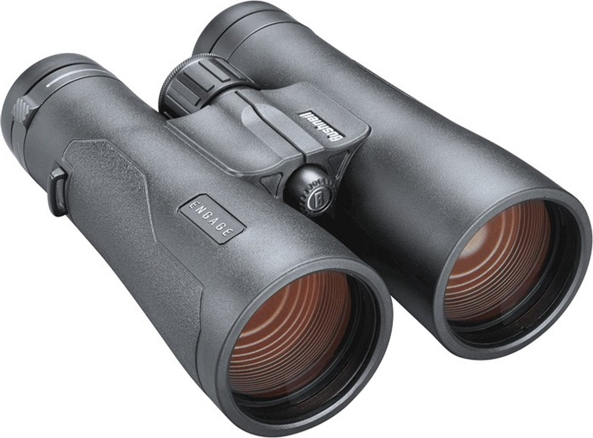 Bushnell - engagement edx - binocolo - 12x50 - prisma a tetto - nero - barriera exo - completamente multistrato - ben1250