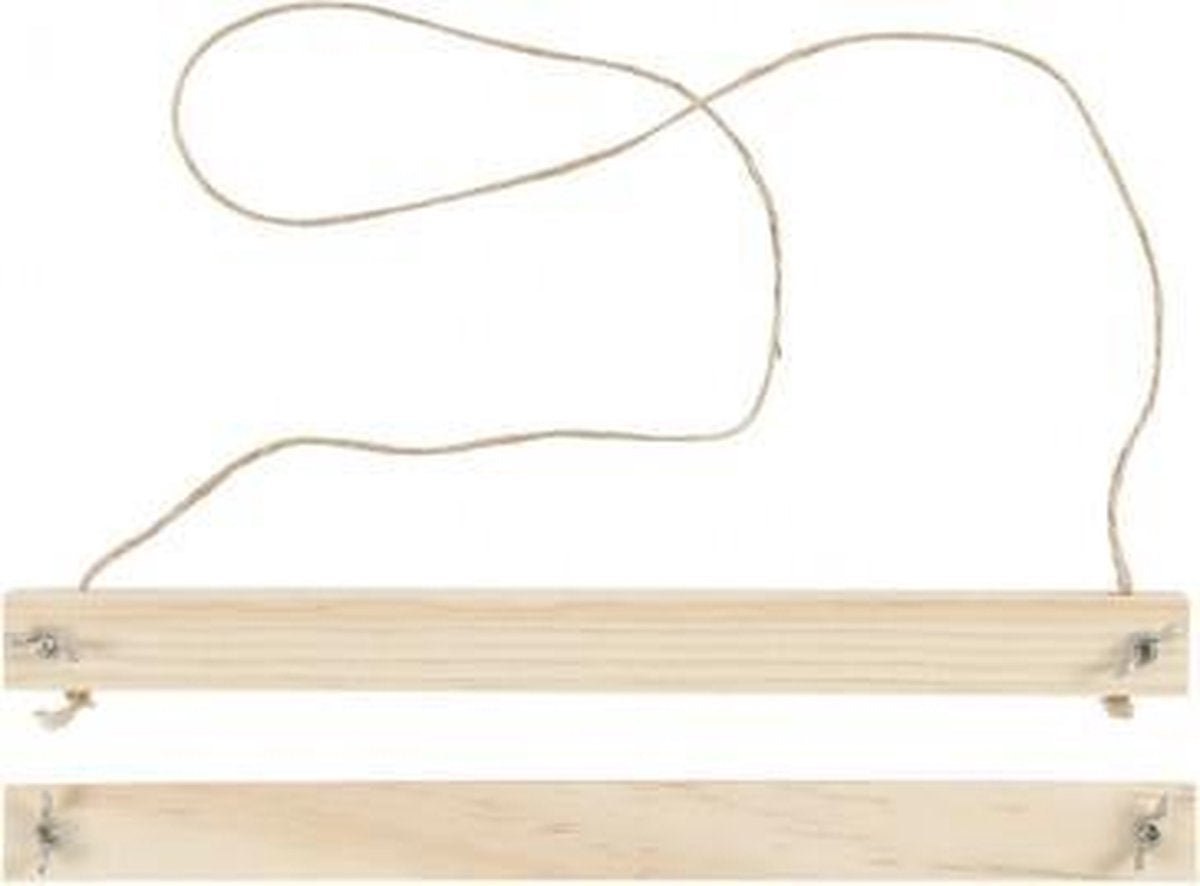 Poster de madera colgante para formato A4.