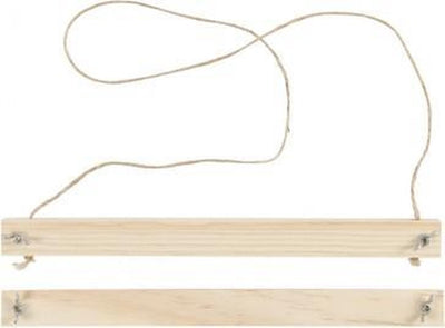 Poster de madera colgante para formato A4.