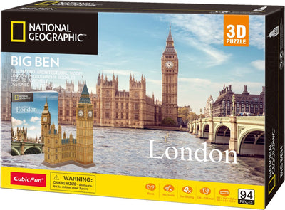 Cúbico Fun 3d Puzzle National Geographic Big Ben