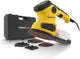 Lijadora múltiple Powerplus powx0485 - 260 w - 3 en 1: rectangular, redonda, delta - 12 hojas de lija, bolsa recolectora de polvo, estuche de almacenamiento