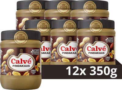Calve mantequilla de maní regular (12x 350gr)