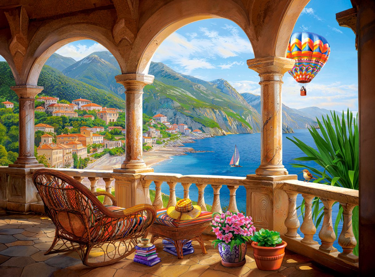 Puzzle Castorland Meditación Montenegro - Puzzle de 2000 piezas.