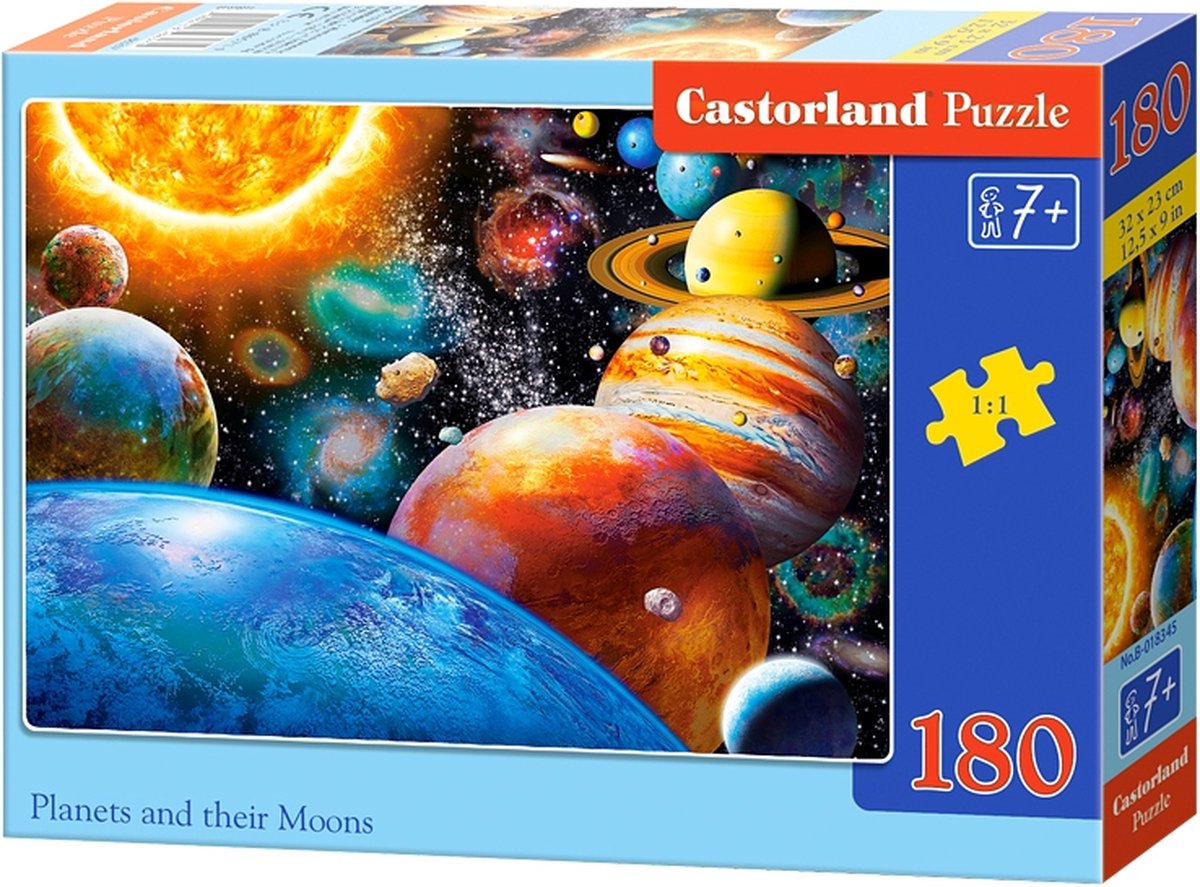 Castorland planets and their moons - 180 stukjes