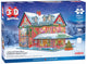 Eurographics - Casa di Natale - 1100 pezzi - Puzzle 3D di Natale