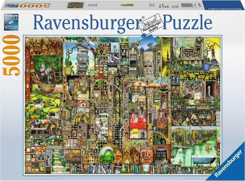 Ravensburger Puzzle Strana Città Colin Thompson (5000 Pezzi)