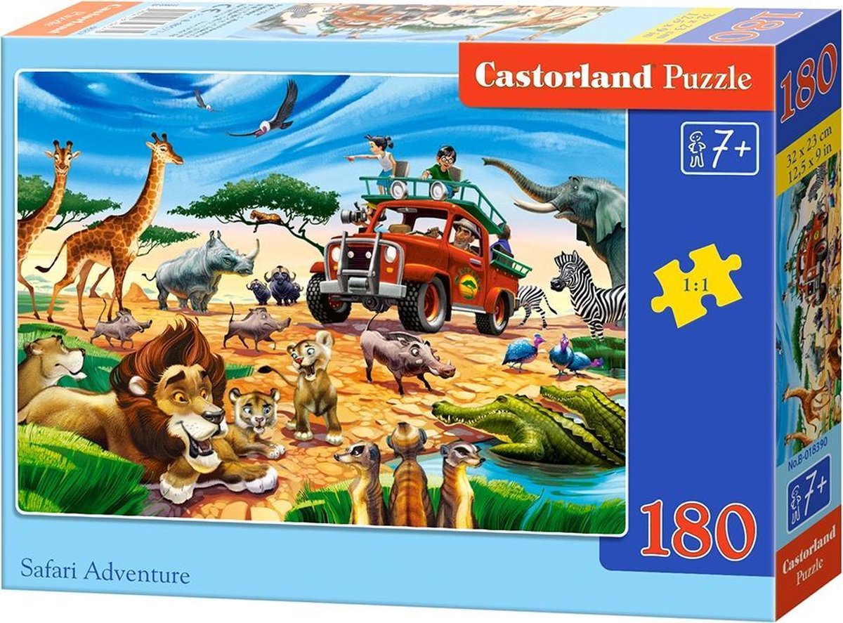 Castorland safari adventure - 180 pieces
