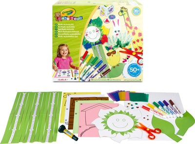 Crayola - mini kids - pacchetto hobby - set fai da te per bambini - 50 pezzi