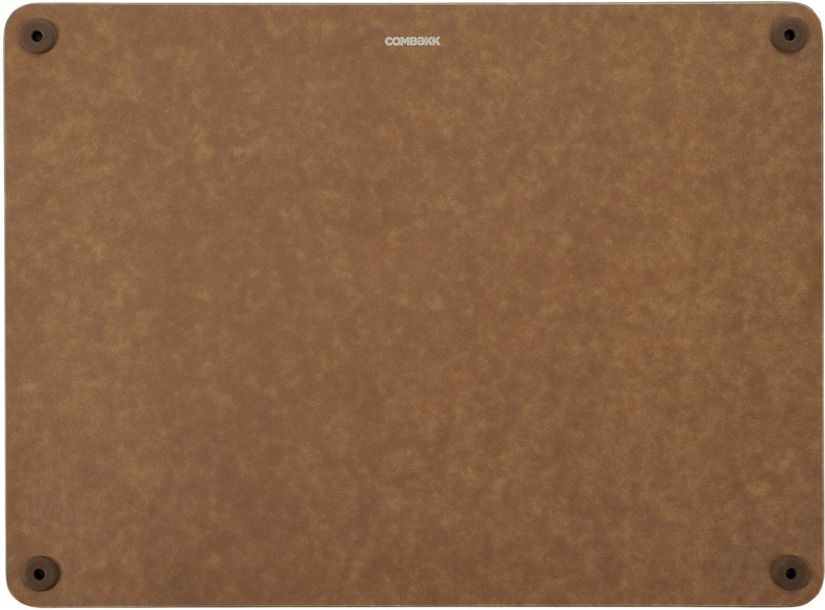 Tabla de cortar Combekk – Madera prensada FSC – libre de microplásticos – antibacteriana – apta para lavavajillas – 28x38 cm – marrón