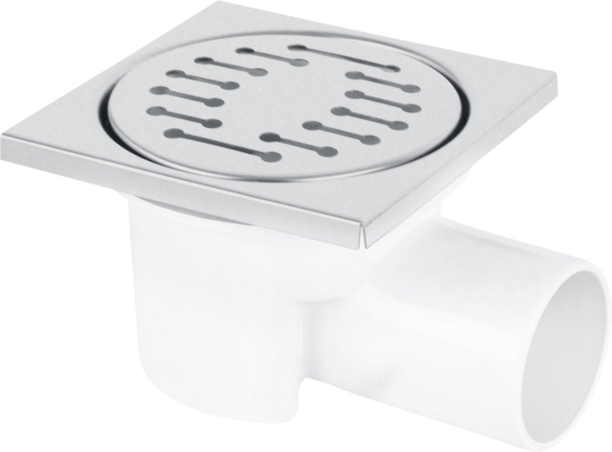 Differnz basic - Scarico doccia laterale - opaco - 10 x 10 cm