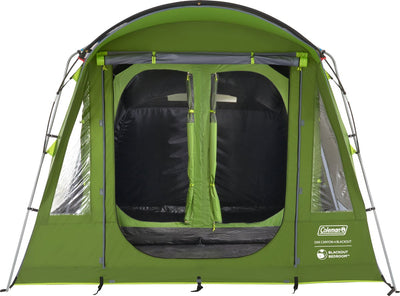 Tenda a tunnel oscurante Coleman Oak Canyon 4 – Tenda familiare per 4 persone – Tenda oscurante – Verde