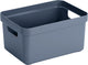 Scatola portaoggetti Sunware sigma home 13l blu-grigio