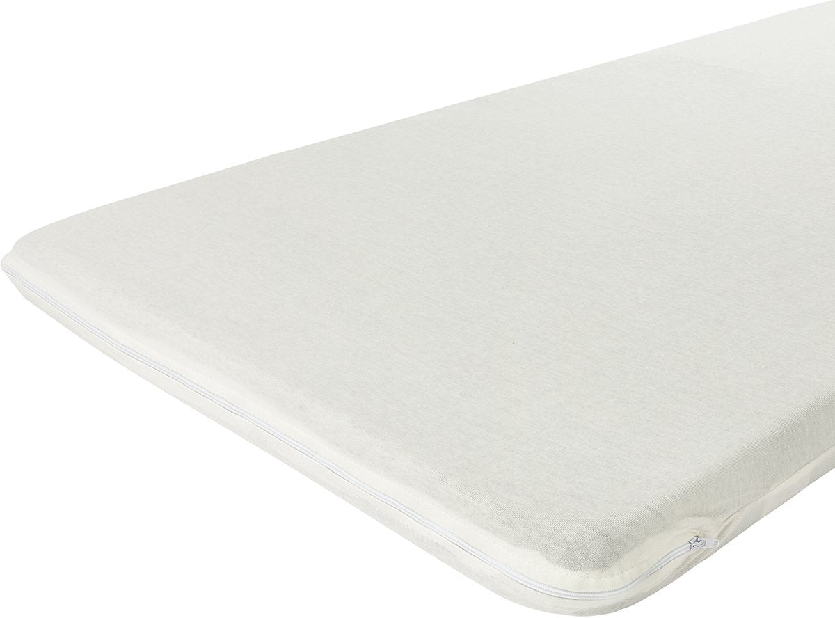 Meyco baby uni campingbed matrashoes - offwhite - 60x120cm