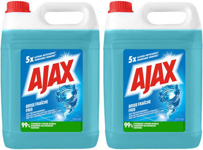 Ajax fresh all-purpose cleaner 2 x 5l - multi-surface cleaner - value pack