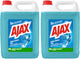 Limpiador multiusos Ajax Fresh 2 x 5 l - limpiador multisuperficie - paquete económico
