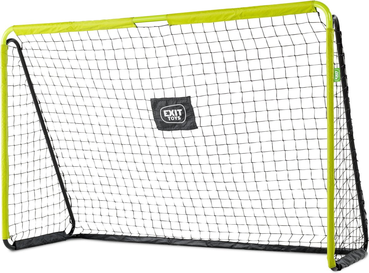 Exit Toys exit tempo porta da calcio in acciaio 240x160 cm - porta da calcio - per bambini - giardino - verde nero
