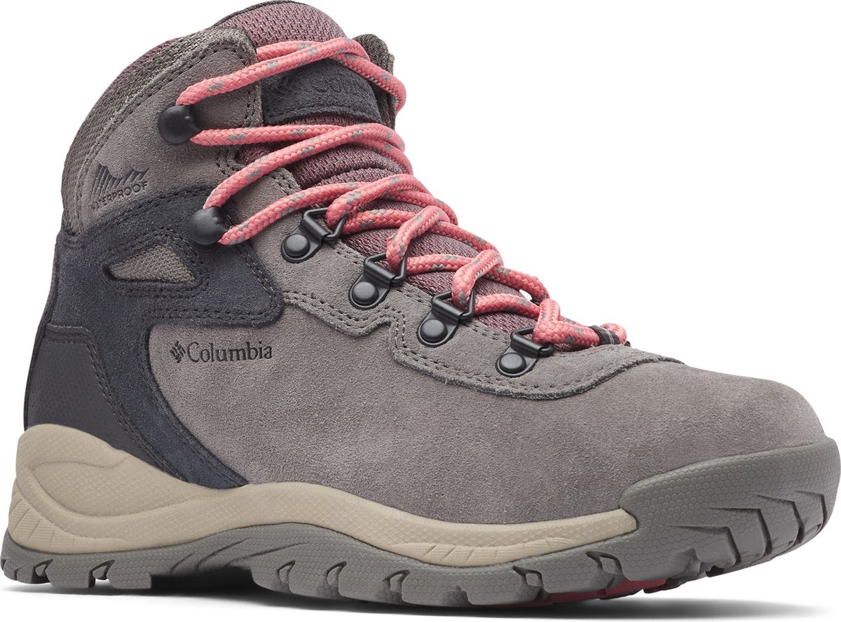 Columbia newton ridge plus botas de montaña impermeables amped para mujer - stratus, canyon rose