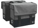 Willex - dubbele canvas plus - 30 liter - universele bevestiging - extra sterk - grijs matzwart