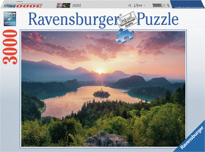 RAVENSBURGER JIGSAW puzzle Meer Van Bed Slovenia, 3000st.