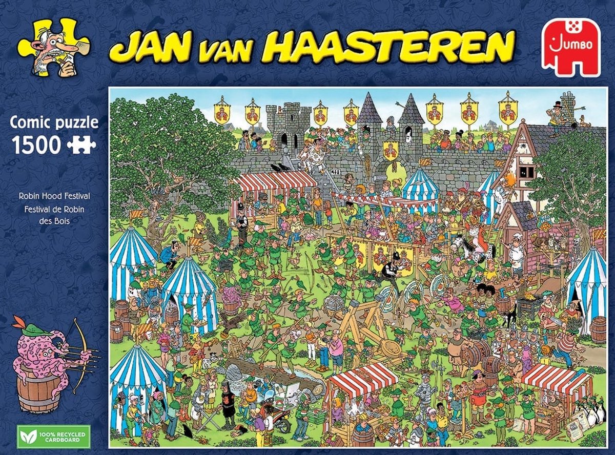Jumbo Jan Hastesten Jigsaw Puzzle Robin Hood Festival, 1500st.