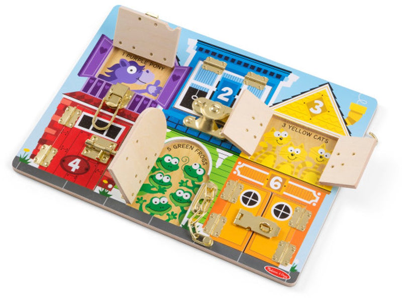 Melissa Doug Latchs Board