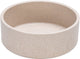 Designed by lotte noor voerbak hond - eetbak drinkbak - vaatwasserbestendig - bamboe - beige - 14 cm