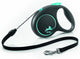 Flexi Rollijn Black Design Cord Blue