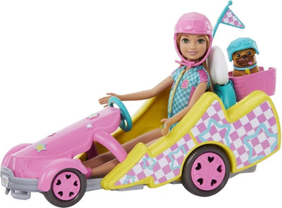 Barbie stacie met go-kart - auto - pop