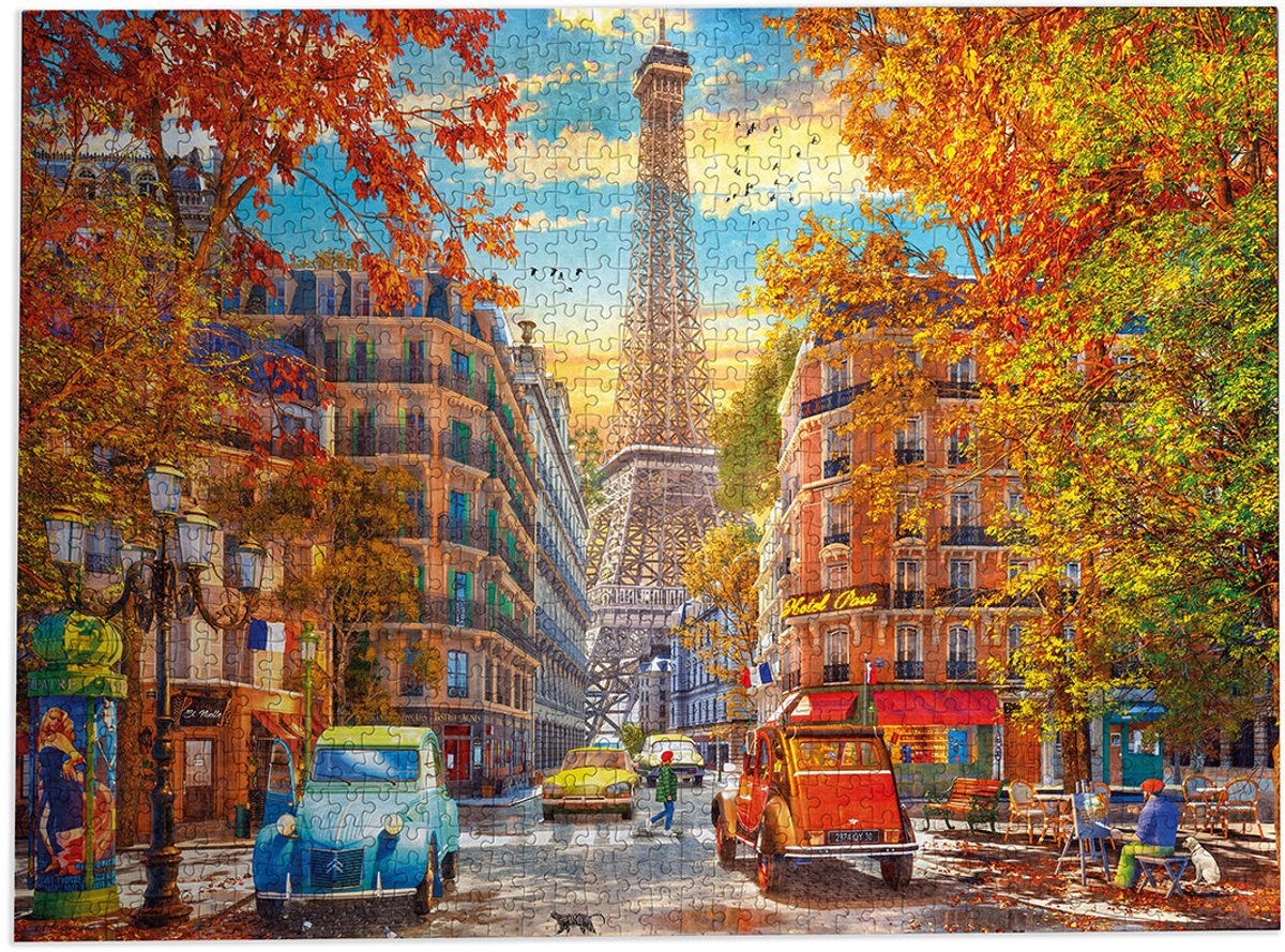 Gibsons - autunno a parigi (di dominic davison) - 1000 pezzi 68×49 cm (l×a) - puzzle per adulti