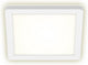 Briloner - led buitenlamp - buitenwandlamp incl. backlight-effect, buitenplafondlamp, badlamp 8 watt, 1.200 lumen, 4.000 kelvin, wit