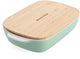 Kitchenaid ovenschaal incl bamboe deksel - medium: 1,8l - magnetron- en ovenbestendig tot 260°c zonder deksel - pistache groen