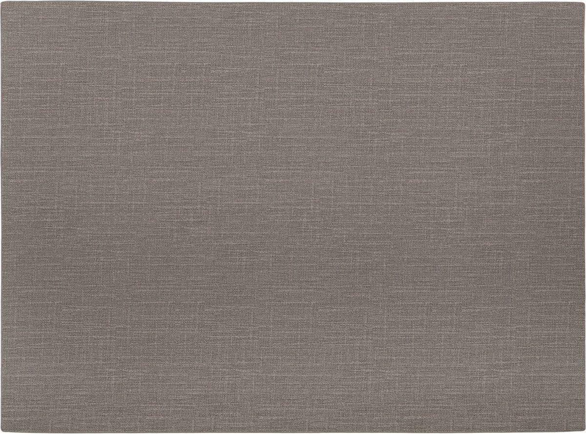 Mesapiu placemat canvaslook - rechthoek - 33 x 45 cm - charcoal - set van 4