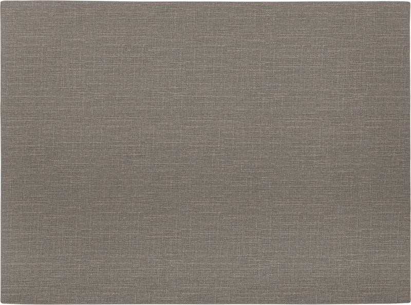 Mesapiu placemat canvaslook - rechthoek - 33 x 45 cm - charcoal - set van 4