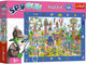 Puzzle Trefl - 100 pezzi - osservazione - ragazzo spia - parco divertimenti.